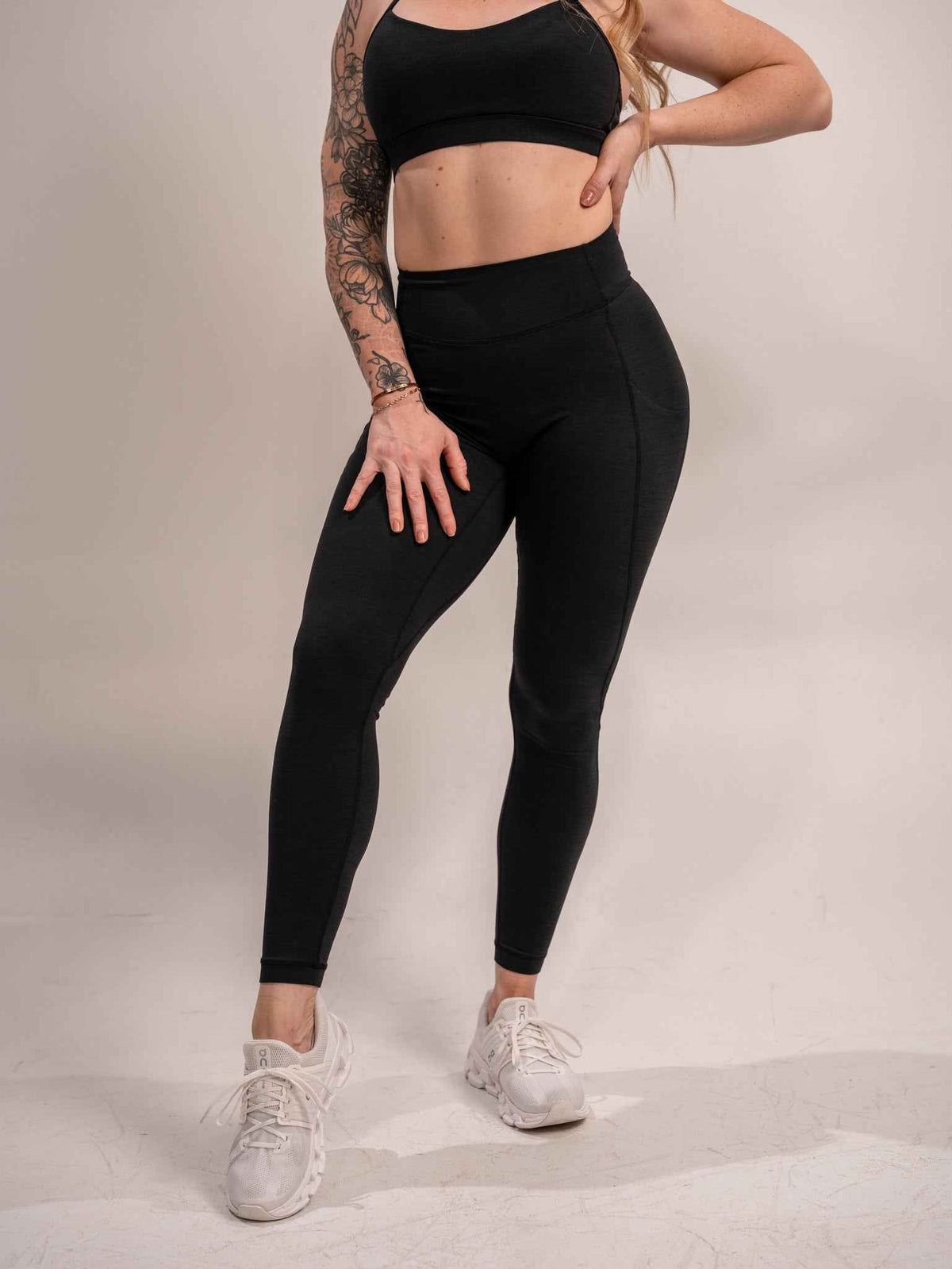 WOMEN'S | DEBUT MEGA-HIGH-RISE LEGGING : BLACK by Alpha Country Training + Nutrition