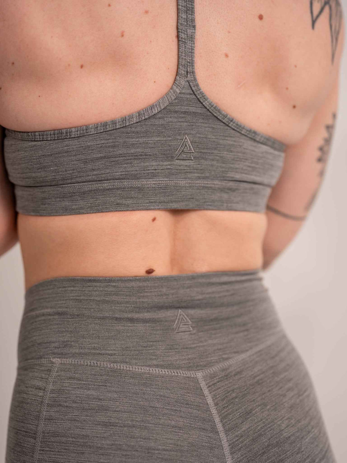 WOMEN'S | DEBUT SPORTS BRA : GRAY by Alpha Country Training + Nutrition