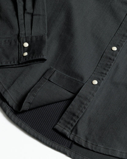 Earl Denim Shirt - Vintage Black by Off The Grid Surplus