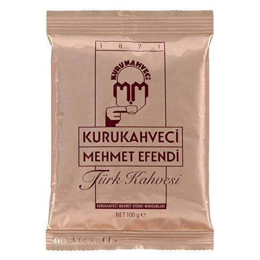 Mehmet Efendi Turkish Coffee - 100g Arabica Coffee Beans for Authentic Turkish Coffee Experience by Beauty Care Bag