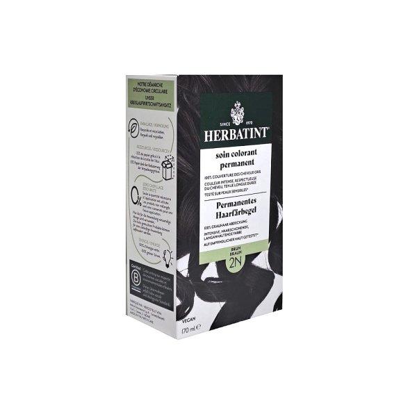 Herbatint 2N Brown Permanent Hair Color Gel 150ml by Beauty Care Bag