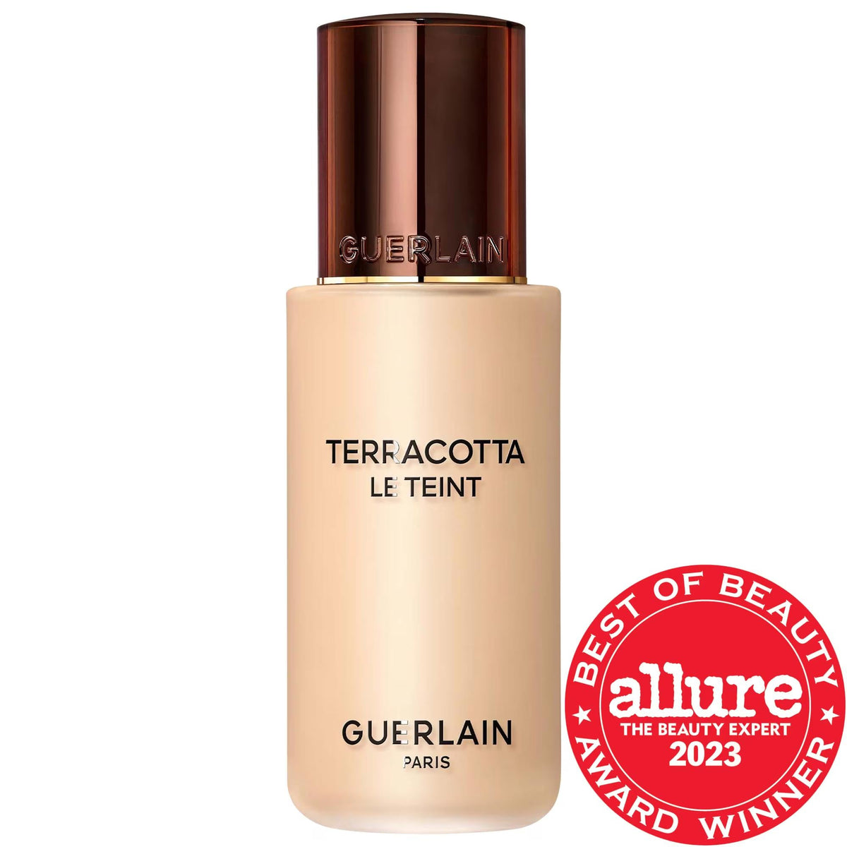 GUERLAIN Terracotta Le Teint: 24H Luminous Matte Liquid-to-Powder Foundation | Medium Coverage, Self-Adapting, Cruelty-Free & Long Lasting Makeup by Beauty Care Bag