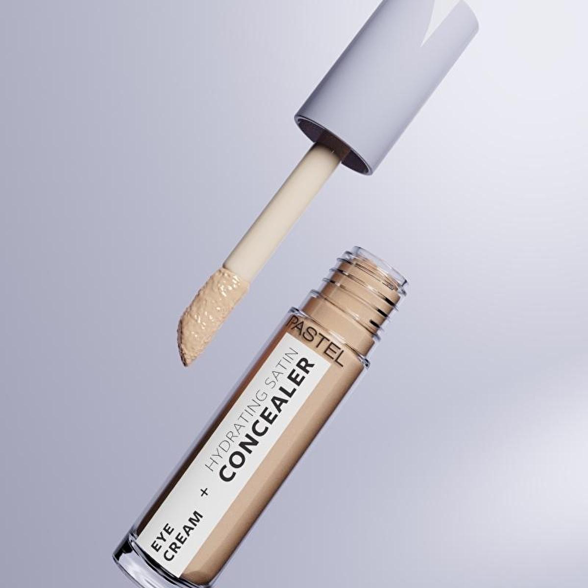 Pastel Makeup Eye Cream Concealer: 2-in-1 Hydrating Satin Concealer & Brightening Eye Cream for Dark Circles - Gšz Kremi Aydõnlatõcõsõ by Beauty Care Bag