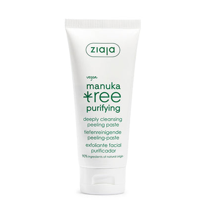 Ziaja Manuka Exfoliating Peeling Mask - Natural, Vegan Skincare for Oily Skin - 2.54 fl oz by Beauty Care Bag