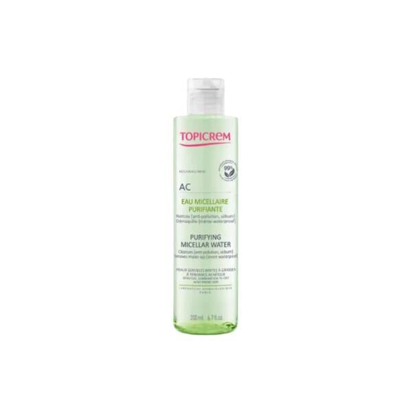 Topicrem AC Purifying Cleansing Water for Oily Skin 200ml by Beauty Care Bag