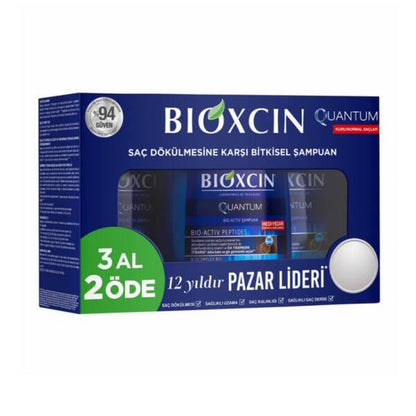 Bioxcin Quantum Shampoo for Dry-Normal Hair - Nourishing, Moisturizing, Argan Oil & Keratin Enriched by Beauty Care Bag