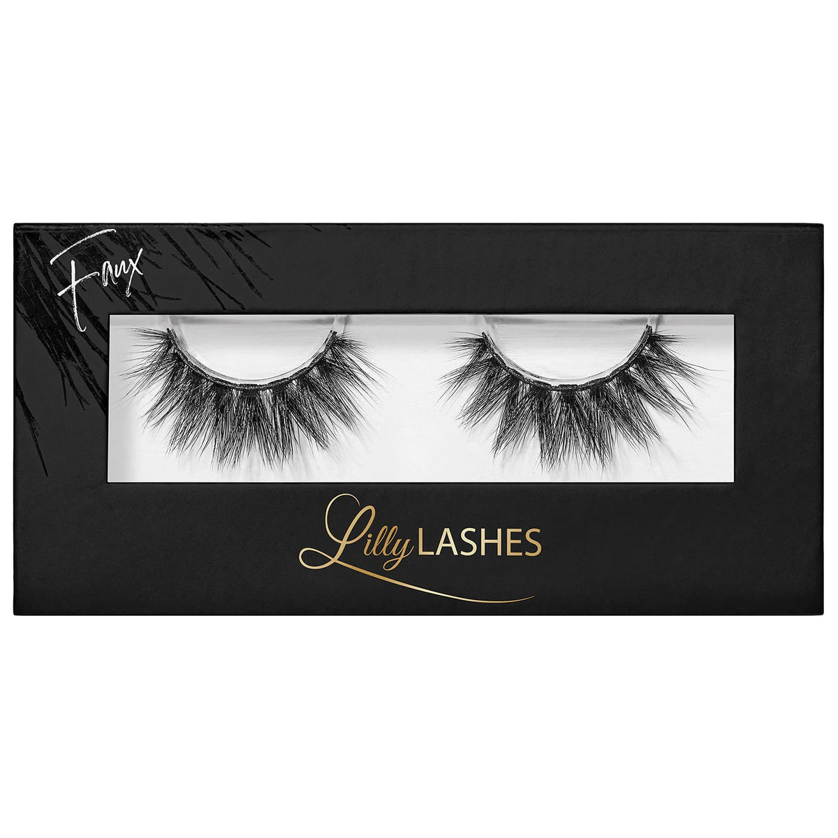 Lilly Lashes 3D Faux Mink Lashes - Waterproof, Reusable, Voluminous Glam Eyelashes for Enhanced Eye Appearance by Beauty Care Bag