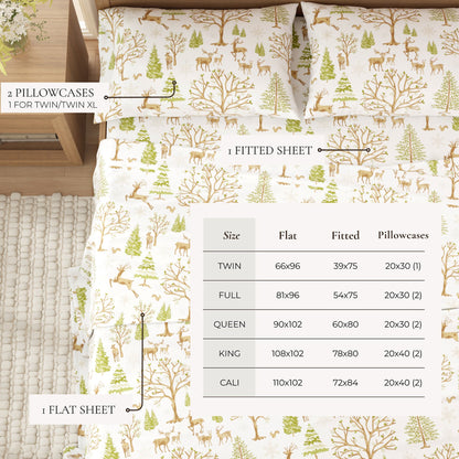 Turkish Cotton Flannel Sheet - Lakeview Collection by Great Bay Home