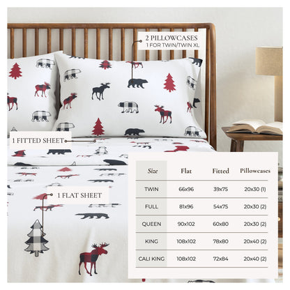 Great Bay Home Boulder Turkish cotton flannel sheet set, view 9