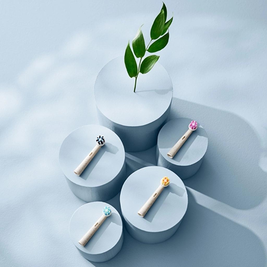 The Humble Co. Plant-Based Replacement Toothbrush Heads 4-Pack by Beauty Care Bag