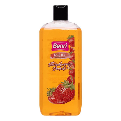 Benri Strawberry Sorbet Shower Gel for Soft Skin 750 ml by Beauty Care Bag