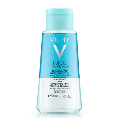 Vichy Purete Thermale Dual-Phase Eye Makeup Remover - Gentle, Effective, and Hypoallergenic Makeup Removal for Sensitive Eyes by Beauty Care Bag