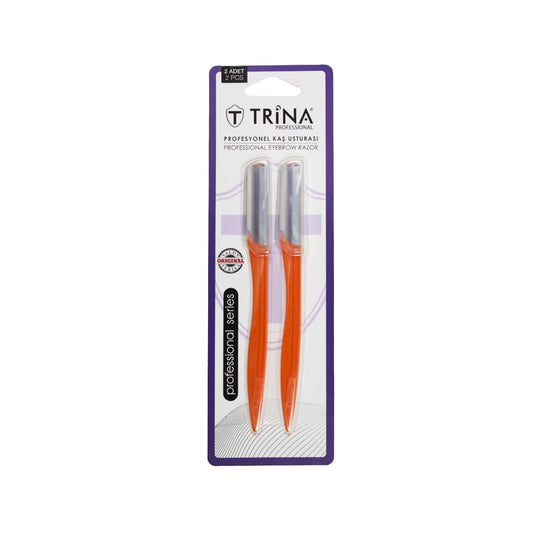 Trina Professional eyebrow razor two-pack