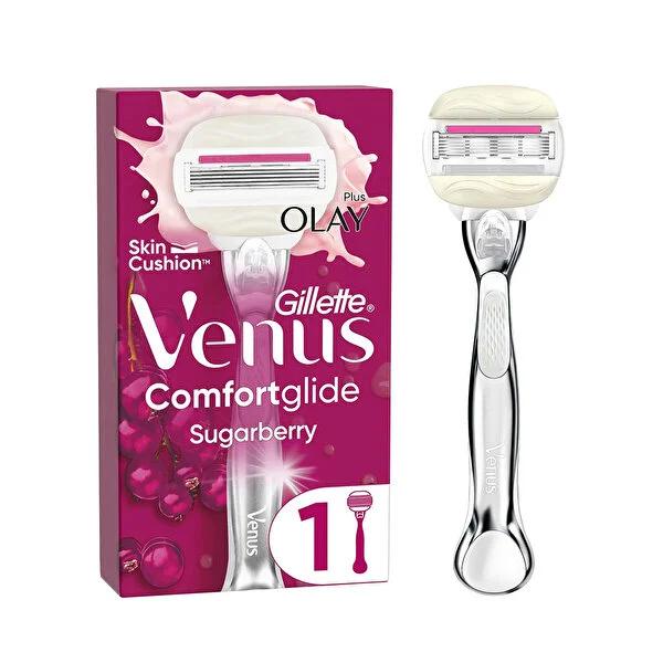 Gillette Venus ComfortGlide Sugarberry women's 3-blade razor