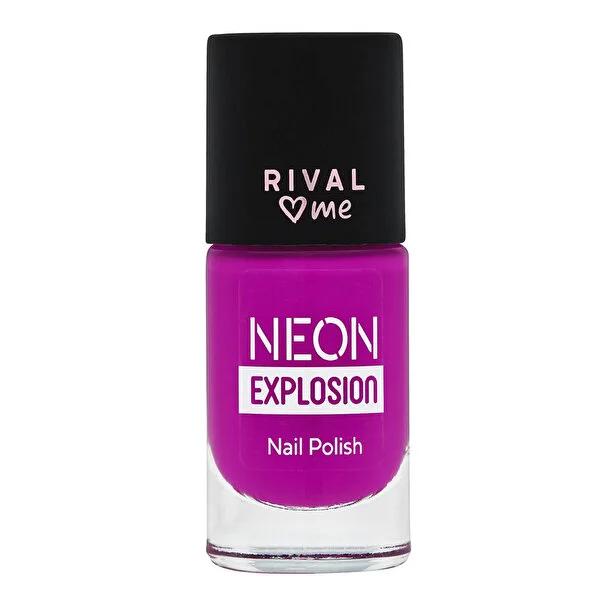 Rival Loves Me Neon Explosion nail polish No 11 Vibrant Purple, 8ml