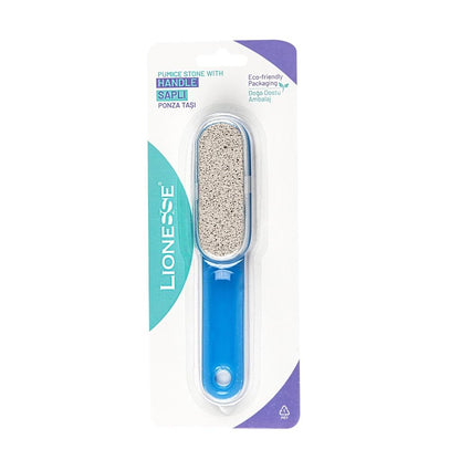 Lionesse Pumice Stone with Handle for Smooth Feet PS-24 by Beauty Care Bag