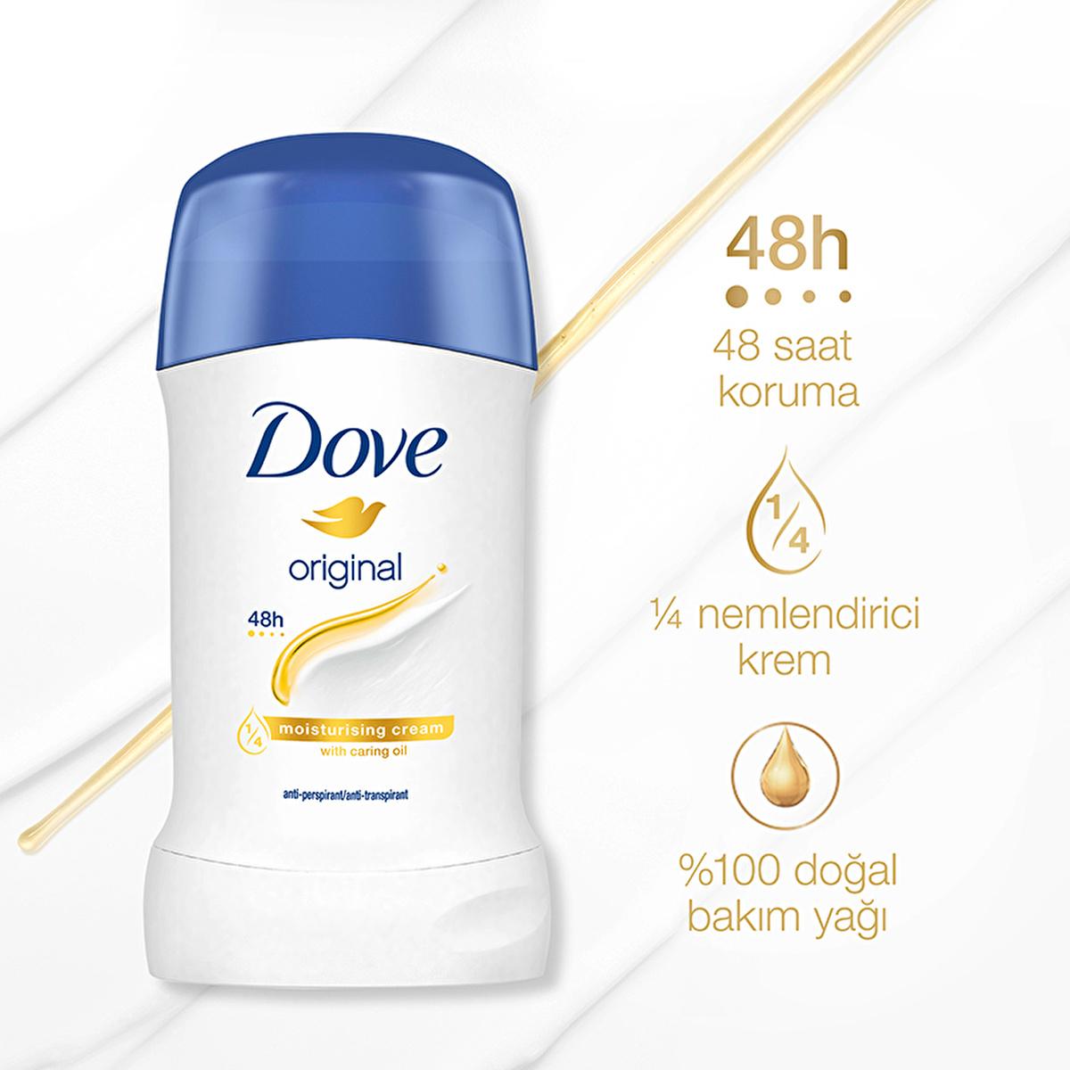 Dove Antiperspirant Deodorant Stick for Women - 48 Hour Protection, Moisturizing & Alcohol-Free - Original Scent by Beauty Care Bag