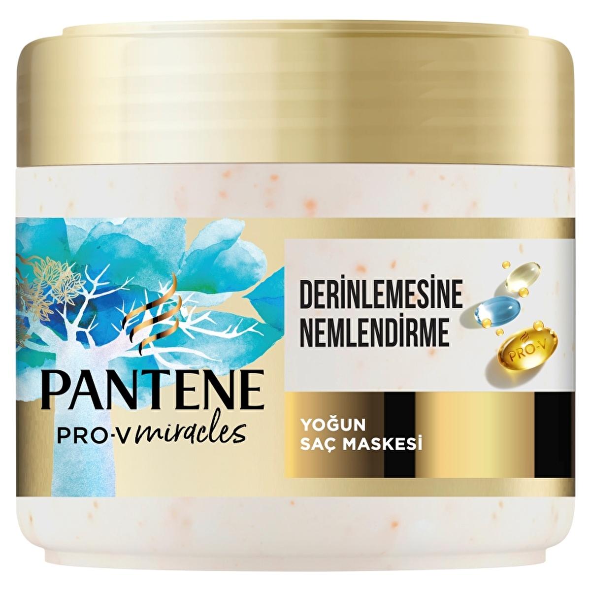 Pantene Pro-V Miracles: Silky Shine Hair Mask - Deeply Moisturizes & Repairs Dry, Damaged Hair for Ultimate Shine & Softness by Beauty Care Bag