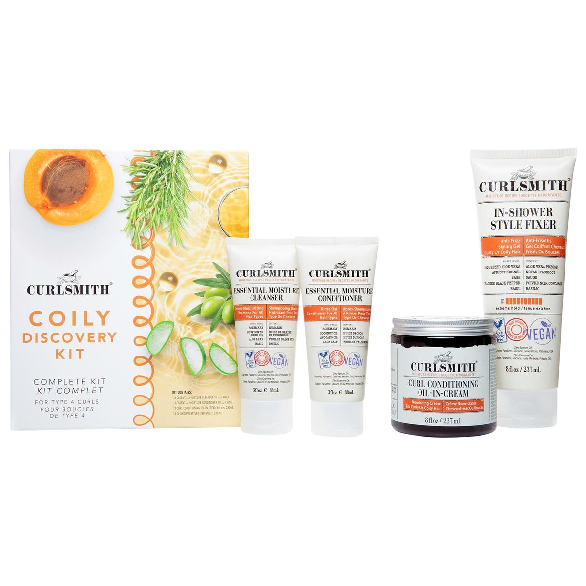 Coily Discovery Kit: Ultimate Moisture & Definition for Type 4 Curls | Shea Butter, Olive Oil, Cruelty-Free Hair Care by Beauty Care Bag