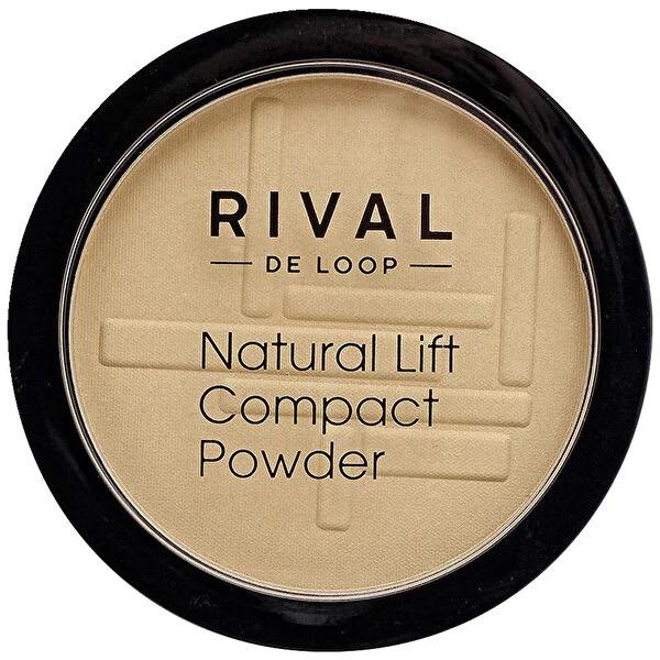 Rival de Loop Compact Powder Natural Lift - Matte Finish, Velvety Texture, 10g by Beauty Care Bag