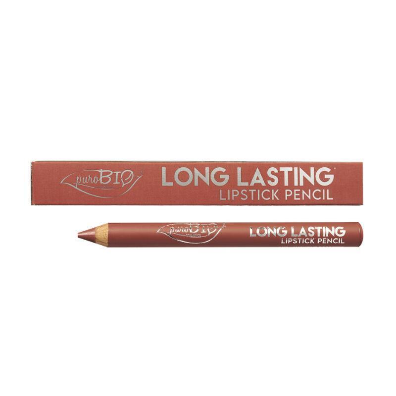 PuroBio long lasting matte lipstick pencil with coconut oil and vitamin E