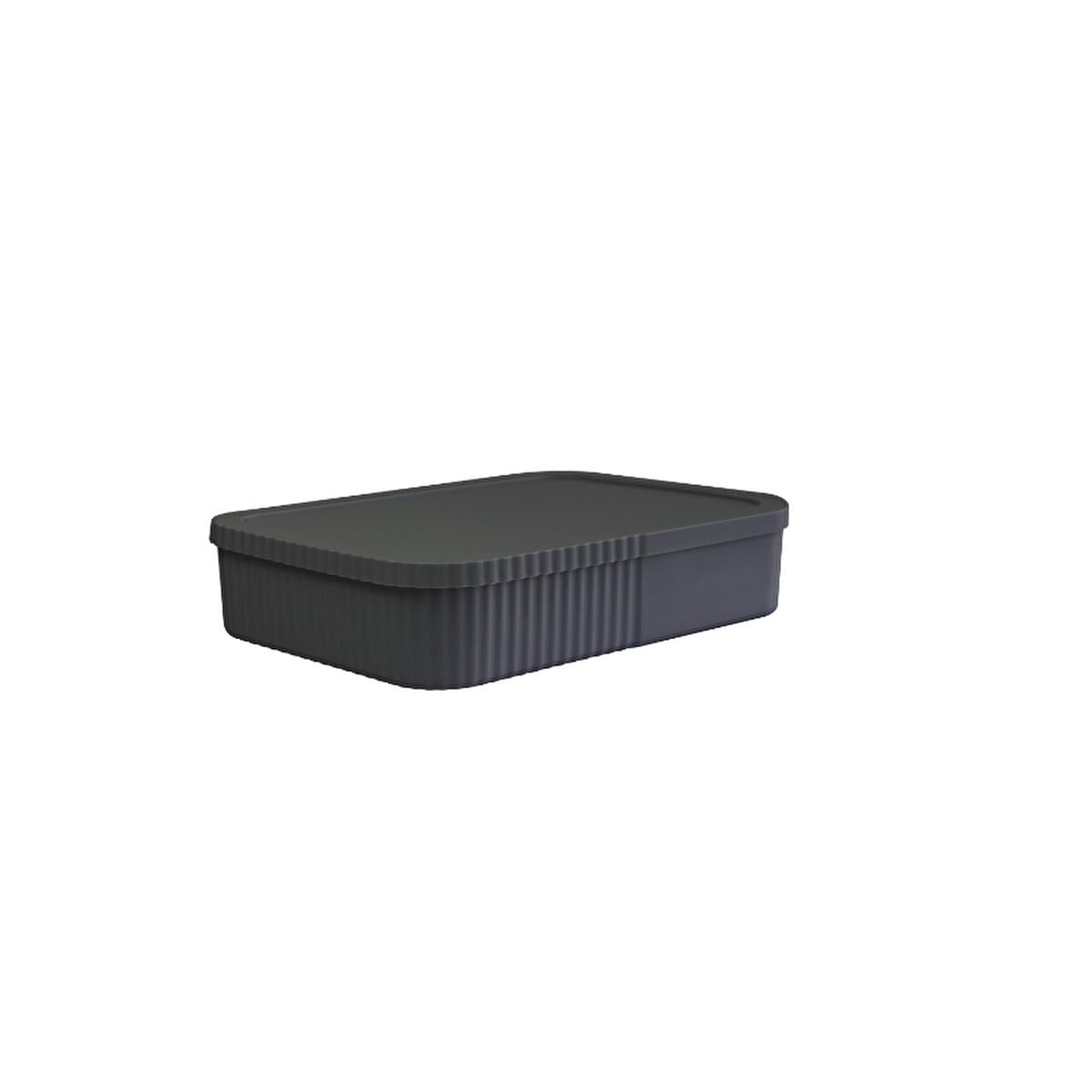 Decobella Storage Box - 6L Capped Organizer for Home & Office - Durable, Versatile, and Compact by Beauty Care Bag