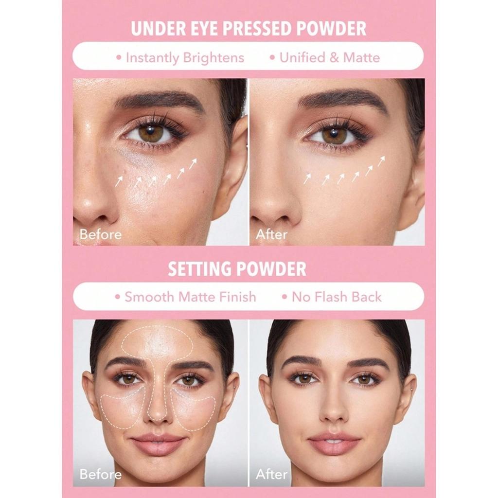 Sheglam Insta Ready Powder Duo Matte Pink 01 Bubblegum by Beauty Care Bag