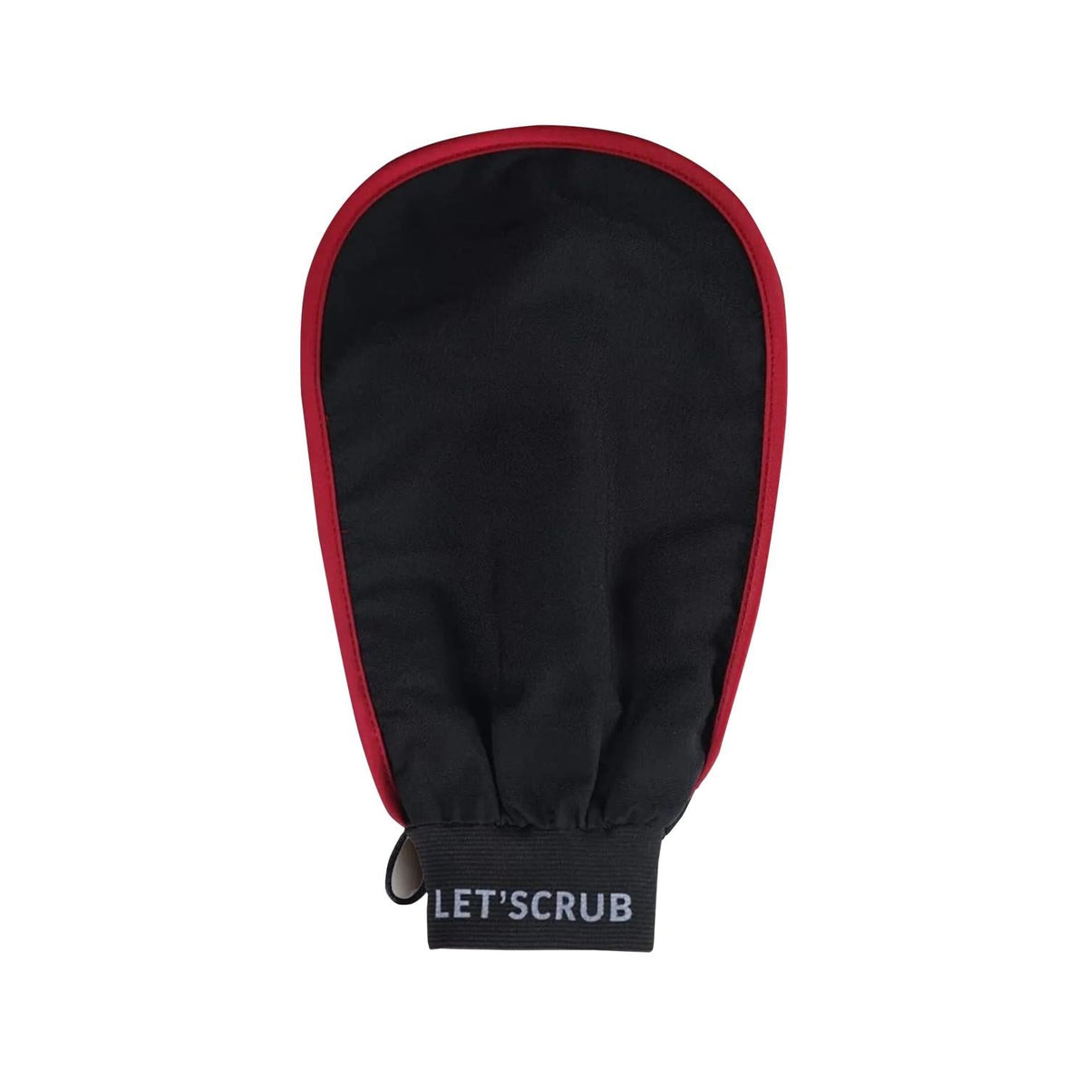 Let'scrub elastic black bath pouch bag
