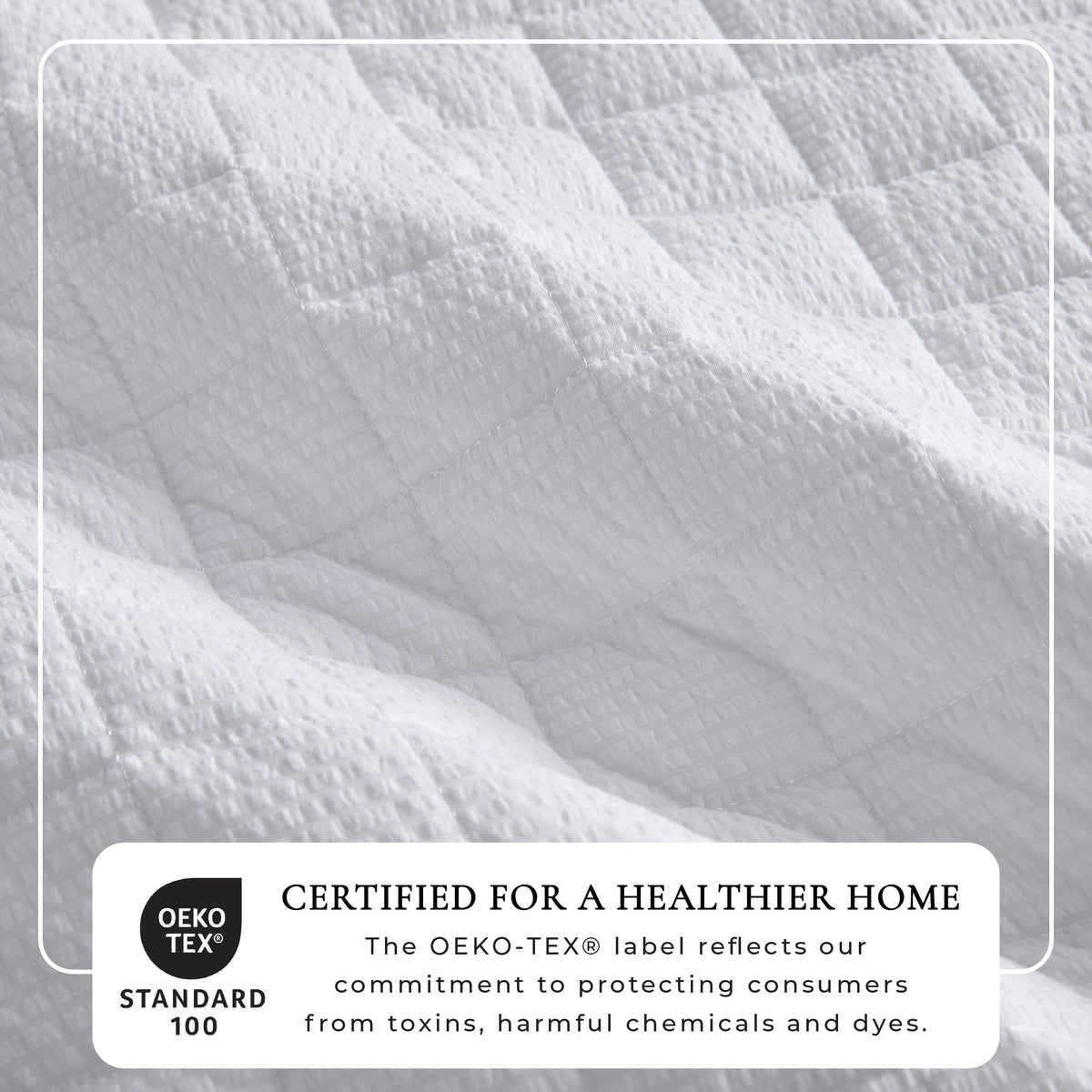 Box-Stitched Seersucker Quilt Set - Seersucker Collection by Great Bay Home