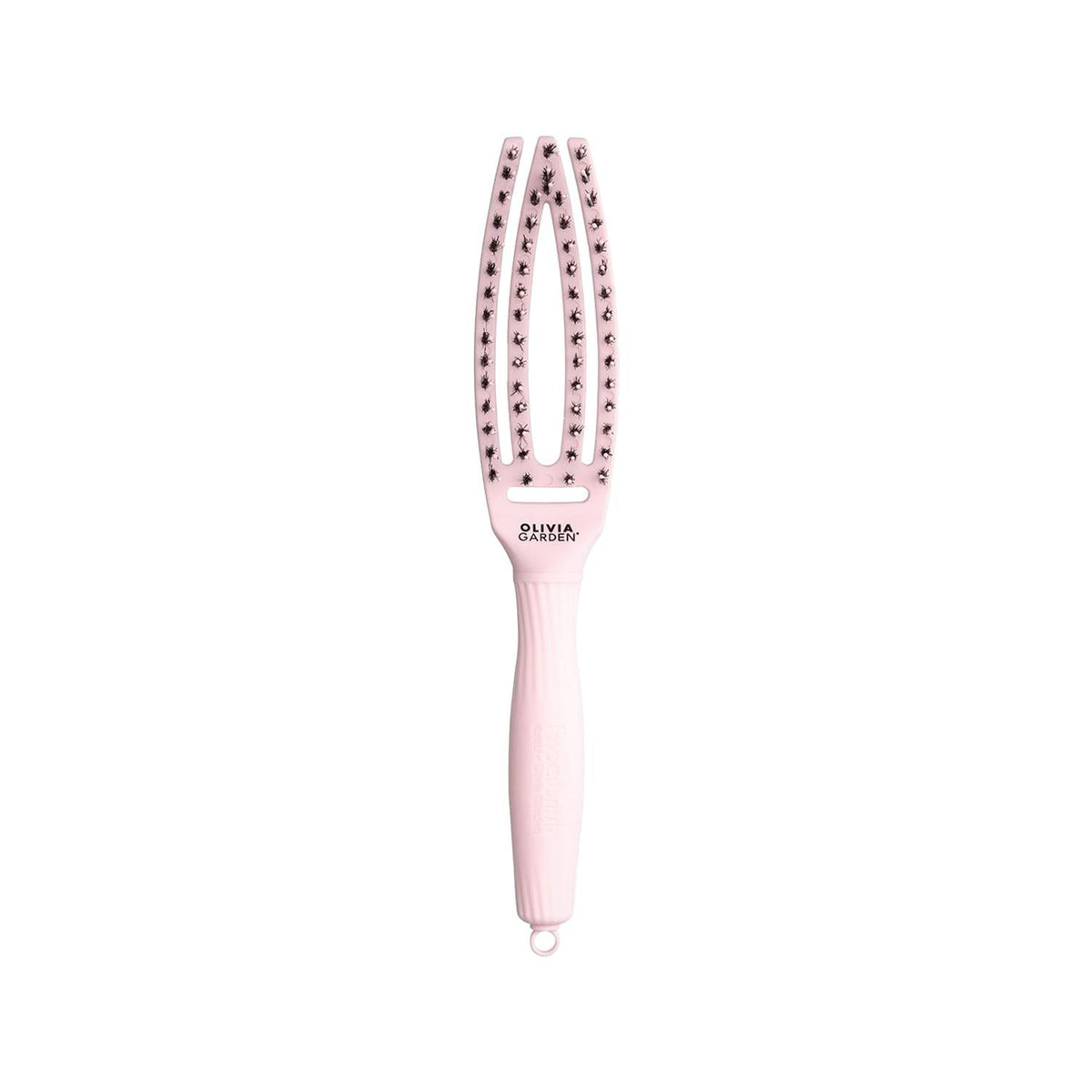 Olivia Garden Fingerbrush Care Iconic Boar Nylon Pastel Pink S - Gentle Infant Oral Care & Sensitive Teeth Solution by Beauty Care Bag