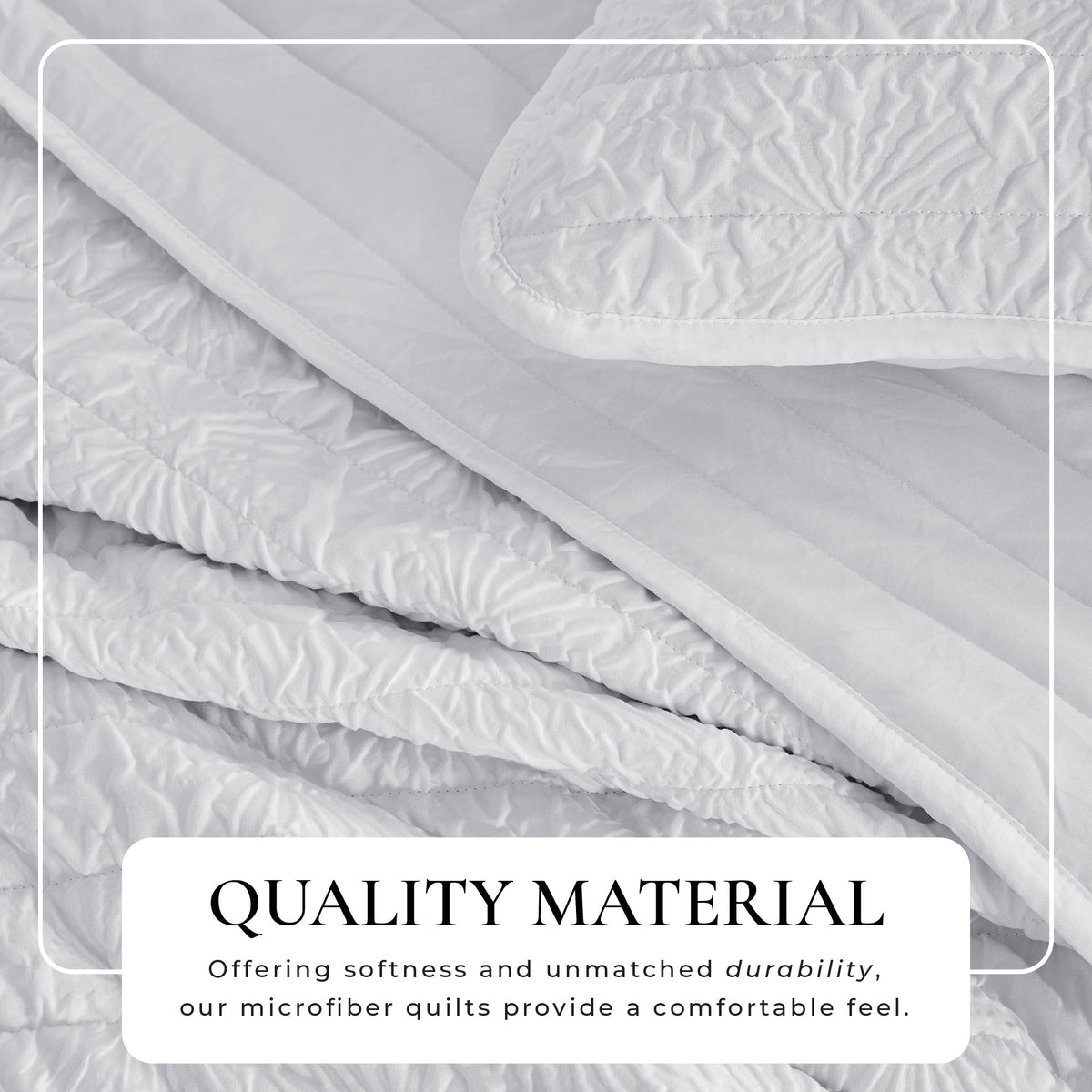 Floral Embossed Quilt Set - Floral Microsculpt Collection by Great Bay Home