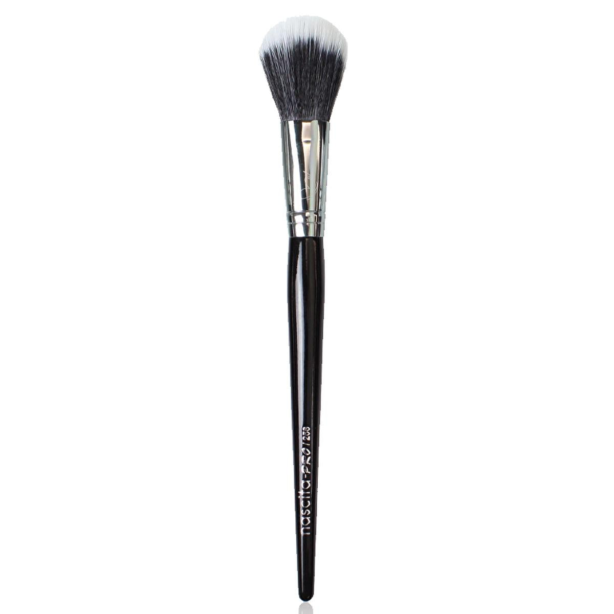 Nascita Pro Fibre: Achieve Flawless Makeup with Our Duo Fibre Powder & Blush Brush - Even Application, Ergonomic Design by Beauty Care Bag