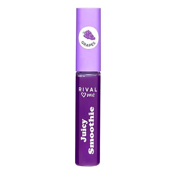 Rival Loves Me Juicy Smoothie vegan lip gloss in No.03 Grapes, 0.29 fl oz