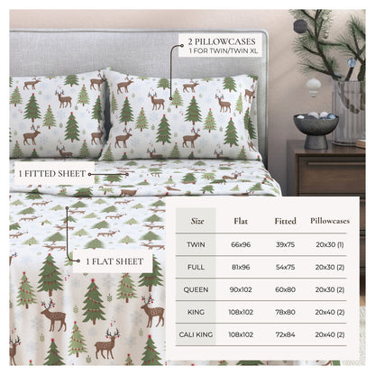 Great Bay Home Boulder Turkish cotton flannel sheet set, view 3