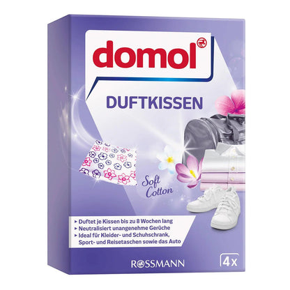Domol Laundry and Textile Scent Sachets for Freshness 4 pcs by Beauty Care Bag