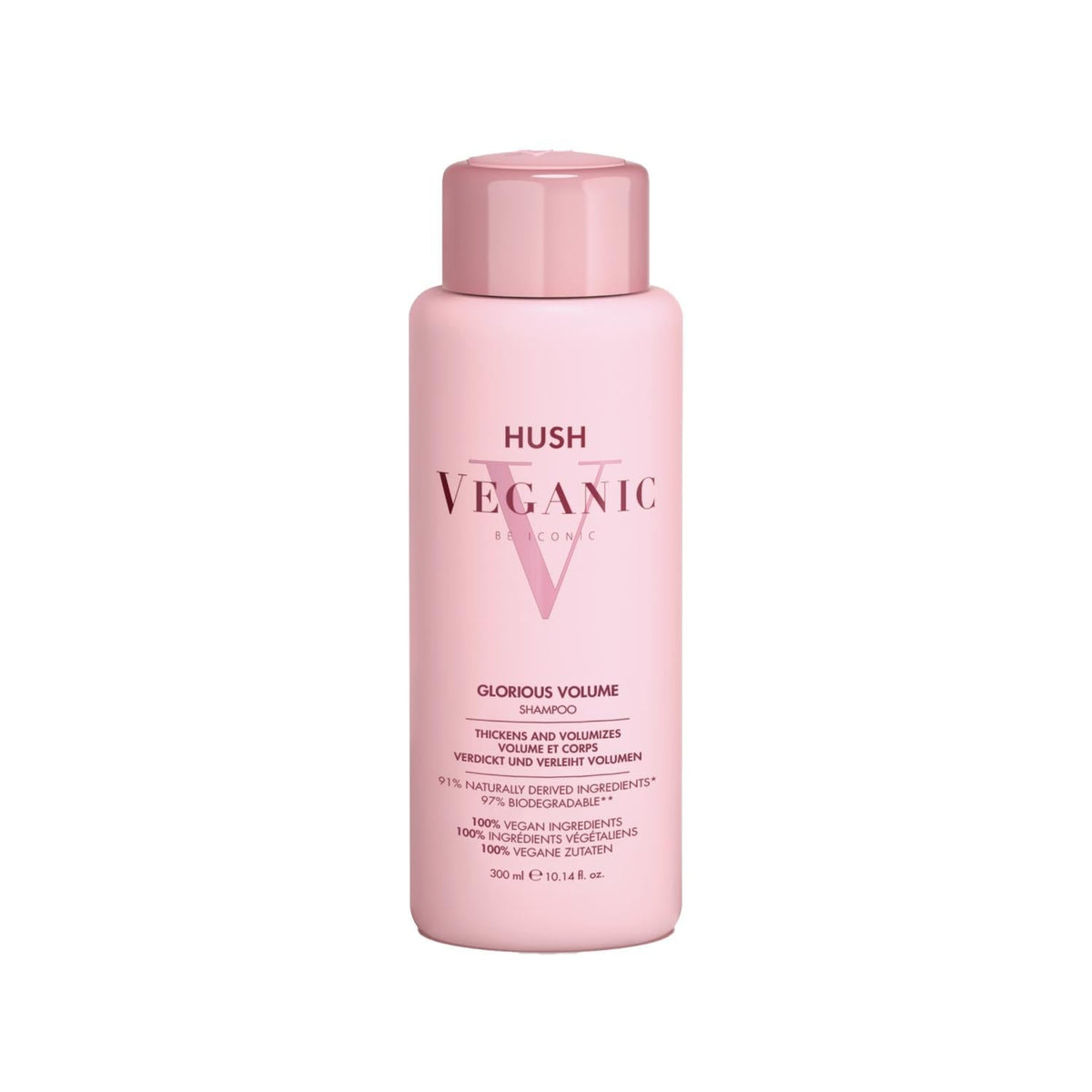 Hush Veganic Glorious Volume Shampoo for Fine Hair 300 ml by Beauty Care Bag