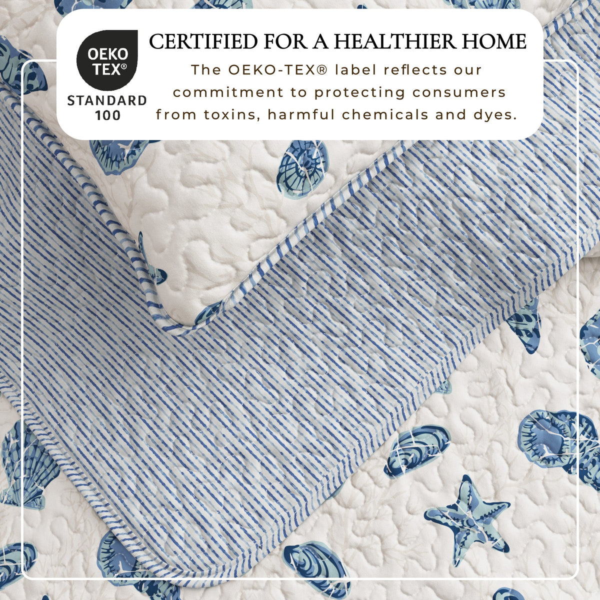 Coastal Quilt Set Bali Collection by Great Bay Home