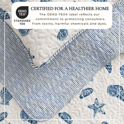 Coastal Quilt Set Bali Collection by Great Bay Home
