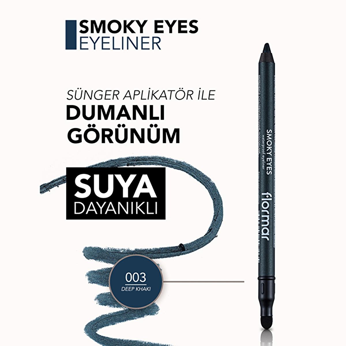 Flormar Smoky Eyes eyeliner Deep Khaki – view 3