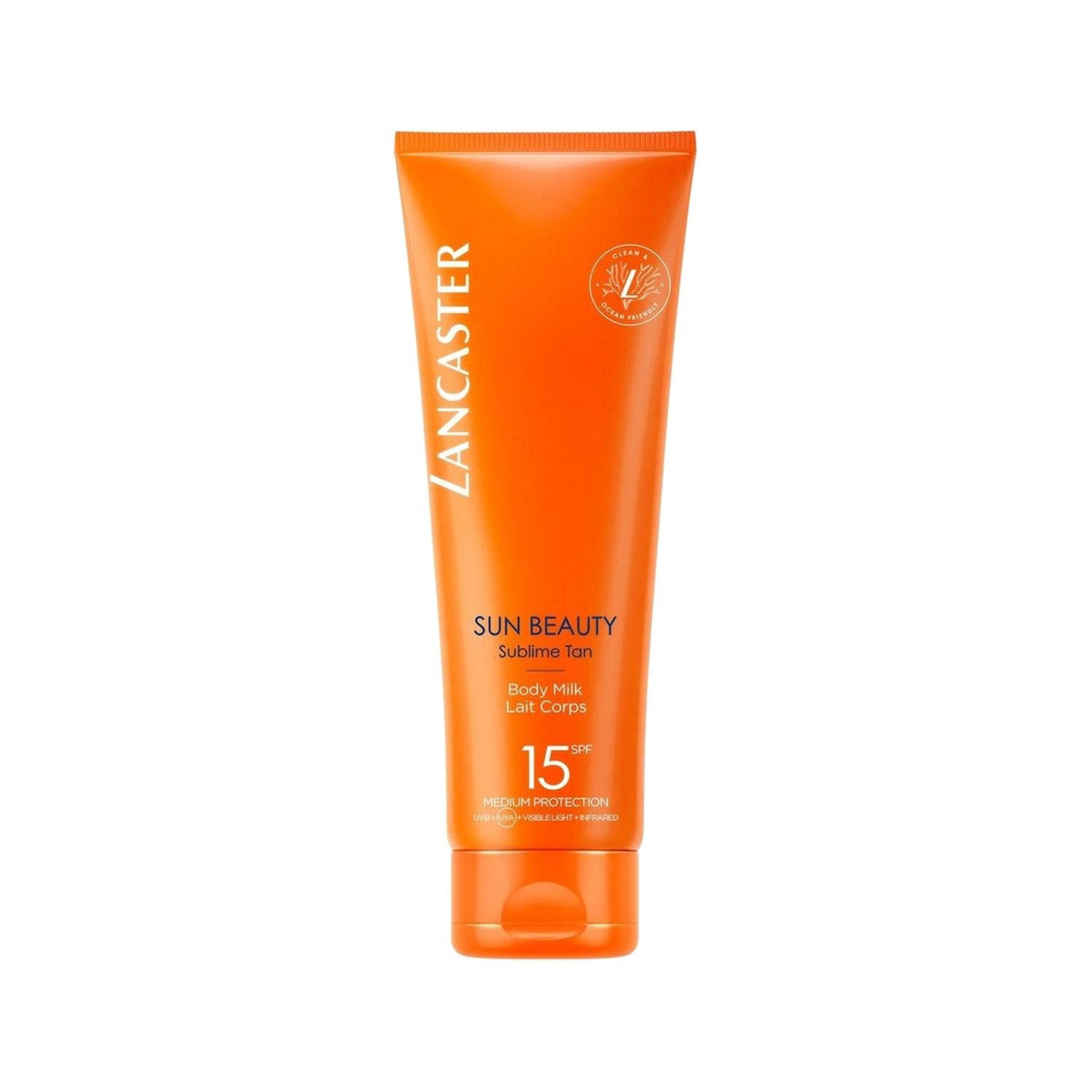 Lancaster Sun Beauty Body Milk Spf15 - Moisturizing Sunscreen Lotion with SPF 15 Sun Protection by Beauty Care Bag