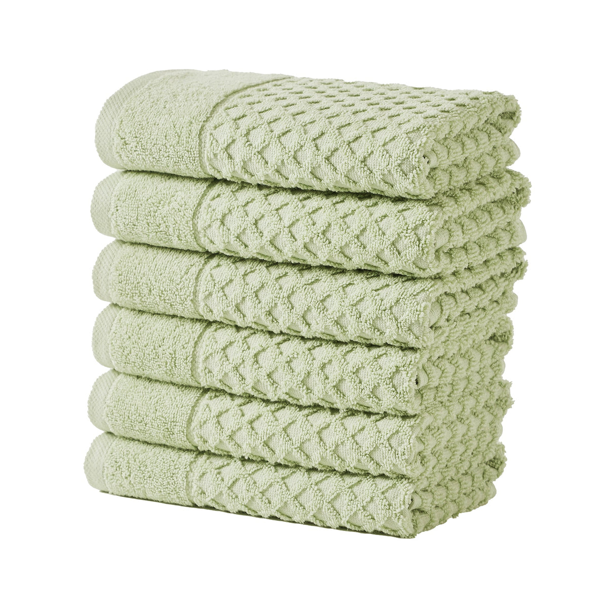 Cotton Diamond Waffle Weave Bath Towel Set - Grayson Collection by Great Bay Home