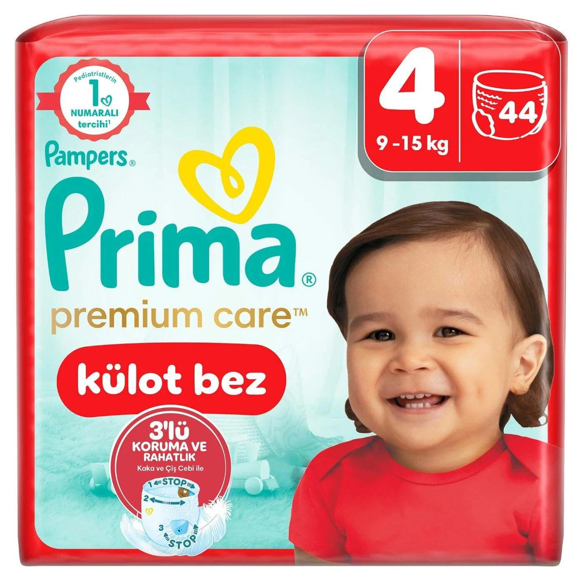 Prima Premium Care Pants Size 4 Diapers 44 Count by Beauty Care Bag