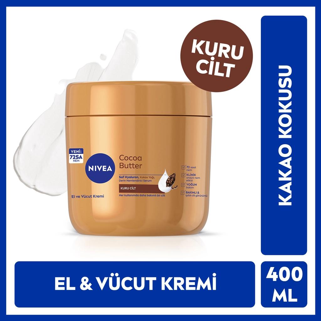 Nivea Cocoa Butter Hand & Body Cream for Dry Skin 400 ml by Beauty Care Bag