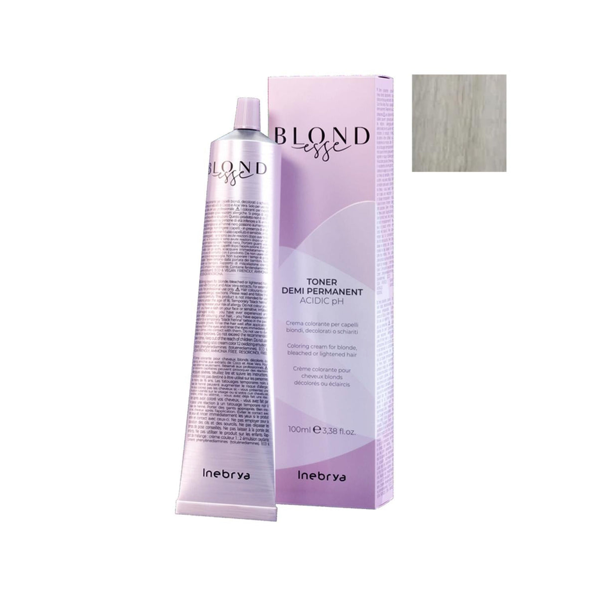 Inebrya Blondesse Demi-Permanent Translucent Color Toner 100ml by Beauty Care Bag
