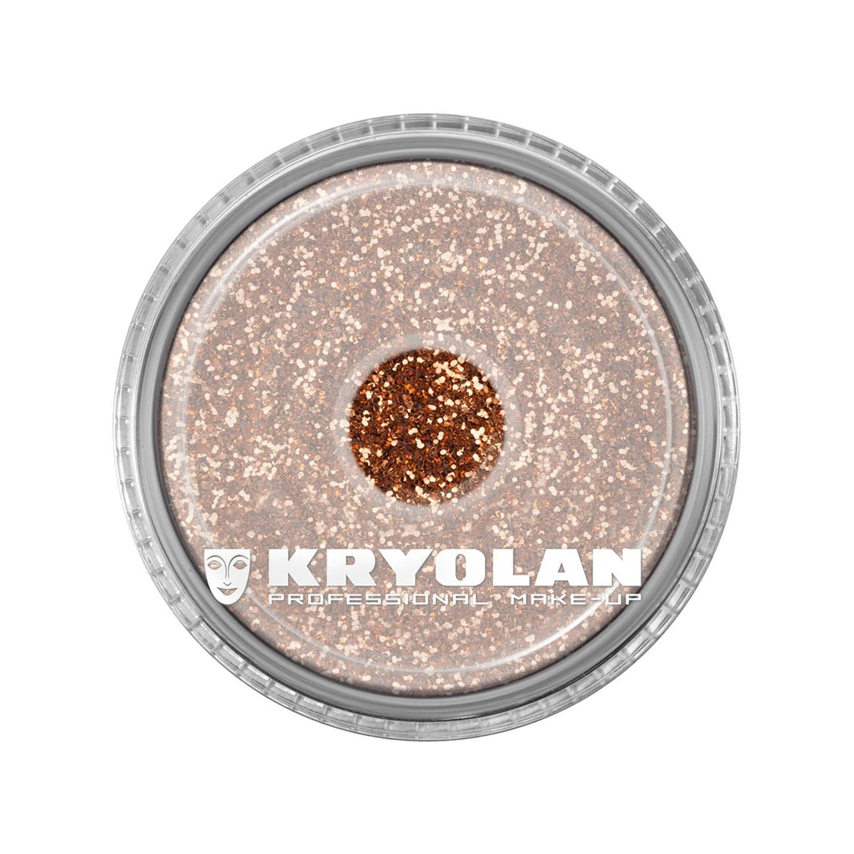 Kryolan Polyester Glimmer Medium Copper Glitter 4g by Beauty Care Bag