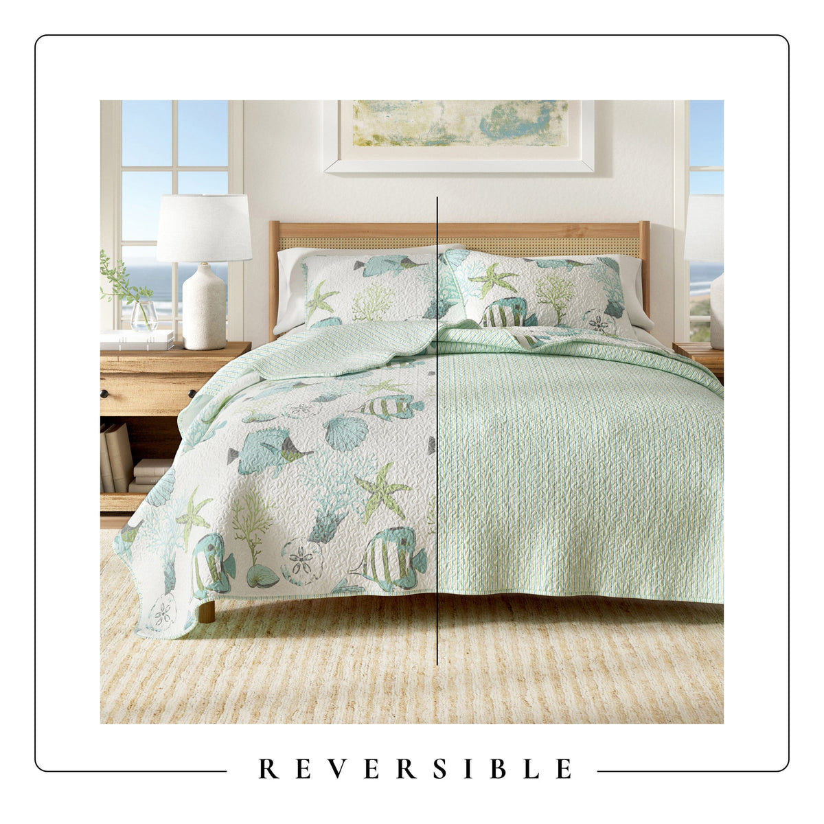 Seaside Collection Quilt Set by Great Bay Home
