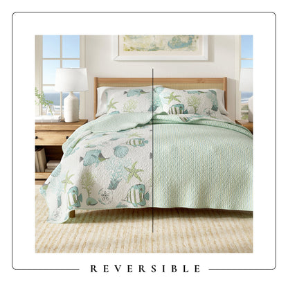 Seaside Collection Quilt Set by Great Bay Home