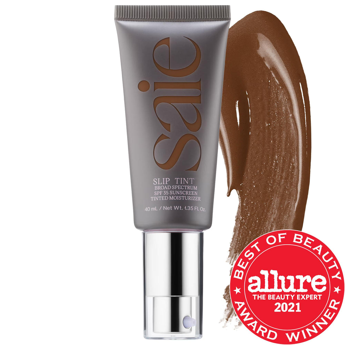 Saie Slip Tint tinted moisturizer with hyaluronic acid
