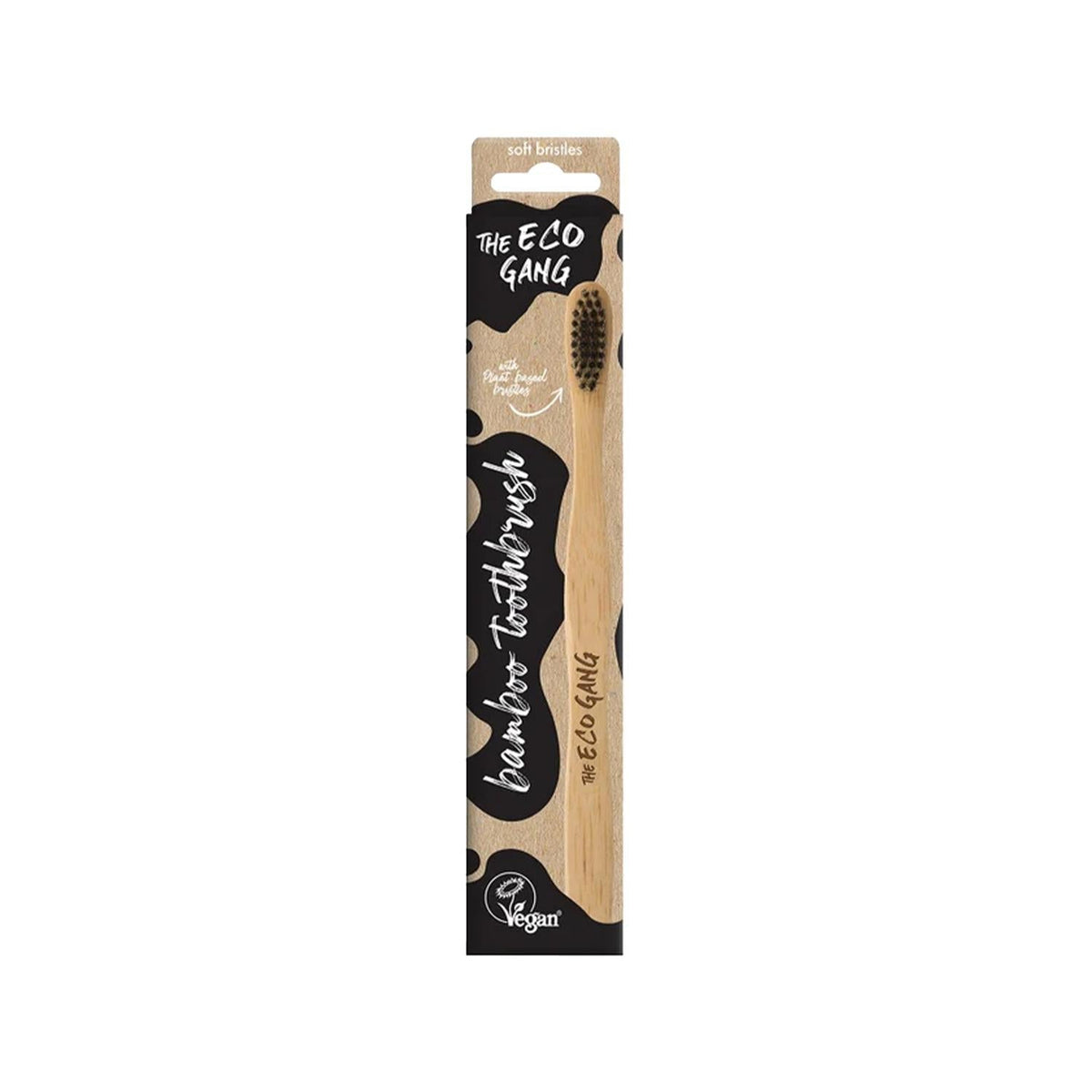 The Eco Gang Vegan Ultra Soft Plant-Based Toothbrush - Eco-Friendly Oral Care for Sensitive Teeth by Beauty Care Bag