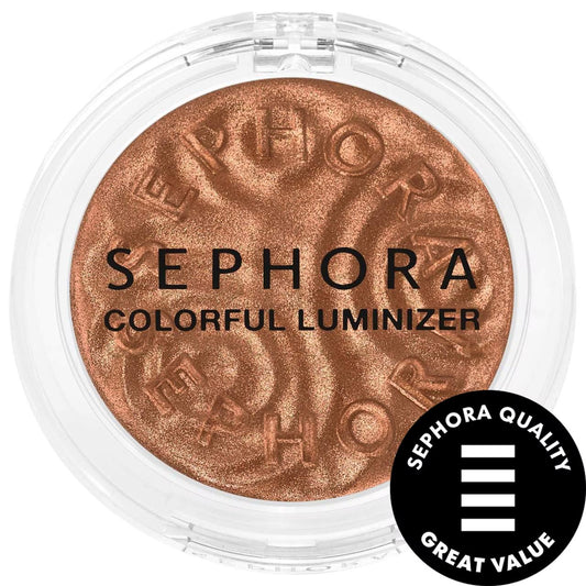 Sephora Colorful¨ Powder Highlighter: Radiant, Vegan, Cruelty-Free Illuminating Powder for Buildable, Long-Lasting Glow by Beauty Care Bag
